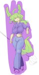 bulge clothing crop_top pokemorph shirt topwear cressalias nintendo pokemon eeveelution generation_4_pokemon leafeon pokemon_(species) absurd_res hi_res