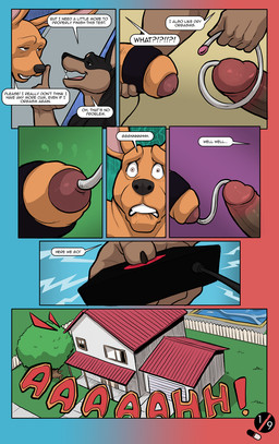 abstract_background after_orgasm after_orgasm_torture anthro anthro_on_anthro bdsm bite black_body black_fur blue_background bondage bondage_furniture bound brown_body brown_fur catheter catheter_in_urethra circumcised controller dazed dialogue discomfort dry_orgasm duo electrostimulation exclamation_point foreskin fur genitals green_background interrobang interspecies lips male male/male male_on_anthro medical_instrument multiple_orgasms orange_body orange_fur orgasm pain penetration penis purple_background question_mark remote_control sadism saint_andrew's_cross scientific_instrument screaming screaming_orgasm simple_background speech_bubble text tired uncomfortable urethral urethral_penetration yellow_background nexus pj_(nexus) rodrigo canid canine canis dobermann domestic_dog kangaroo macropod mammal marsupial pinscher red_kangaroo 2023 comic english_text hi_res
