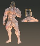 5_fingers 5_toes abs armor balls biceps big_balls big_muscles big_nipples big_pecs big_penis blush blush_lines body_hair feet fingers flaccid foreskin genitals gradient_background grey_background hair hairy headgear headgear_only helmet helmet_only helmeted_human huge_balls huge_pecs huge_penis humanoid_feet humanoid_genitalia humanoid_hands humanoid_penis knight male mostly_nude mostly_nude_human mostly_nude_male muscular muscular_human muscular_male nails nipples not_furry pecs penis plantigrade pubes simple_background solo standing thick_penis toes unretracted_foreskin vein veiny_muscles veiny_penis warrior gryblak anonymous_character human mammal 2022 absurd_res artist_name hi_res multiple_images