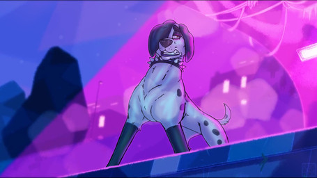 black_collar black_ears black_spots collar ear_over_eye feral floppy_ears fur leg_markings male markings pink_spots socks_(marking) solo spiked_collar spikes spots toony white_body white_fur xtrent968 101_dalmatian_street 101_dalmatians disney danny_(101_dalmatian_street) dylan_(101_dalmatians) canid canine canis dalmatian domestic_dog mammal 16:9 hi_res widescreen