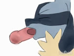 animal_genitalia animal_penis anthro blush bodily_fluids canine_genitalia canine_penis fellatio genitals knot male oral penile penis saliva saliva_on_penis sex simple_background tongue toastedeh nintendo pokemon canid generation_4_pokemon lucario mammal pokemon_(species) 4:3 animated frame_by_frame loop no_sound short_playtime webm