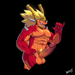 Rating: e
ID: 5673199
Date: 2025-06-28 11:36:09 -0400
Status: active
Score: 17
1:1 abs absurd_res anthro armor balls blonde_hair bna_v5 bushiroad color_wheel_challenge dragon drum_bunker_dragon future_card_buddyfight genitals hair headgear helmet hi_res humanoid_genitalia humanoid_penis male muscular muscular_anthro muscular_male mythological_creature mythological_scalie mythology obliques orange_body orange_skin pecs penis red_body red_skin scalie solo tail vein veiny_penis post #5673199