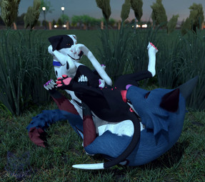 anatomically_correct anatomically_correct_genitalia animal_genitalia animal_penis animal_vulva anus balls butt canine_genitalia canine_penis canine_vulva claws collar cunnilingus deep_cunnilingus duo female feral fur genitals grass licking male male/female markings multi_nipple nipple_fetish nipple_play nipples nude open_mouth oral park pawpads paws penetration penis plant quadruped sex spots spotted_body tail tongue tongue_penetration vaginal vulva white_body white_fur kaerfflow jess_(kinaj) kaerf_(kaerfflow) bird_dog canid canine canis dalmatian domestic_dog hunting_dog labrador mammal mixed_breed retriever wolf 3d_(artwork) 3d_animation animated digital_media_(artwork) hi_res high_framerate no_sound short_playtime webm