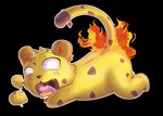 accessory burning butt butt_on_fire fire furgonomics gem jewelry male pain ring solo tail tail_accessory tail_jewelry tail_ring dinogoat jewelpet sanrio sega sega_fave jasper_(jewelpet) cheetah felid feline mammal alpha_channel watermark