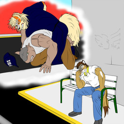 anthro anthrofied arcanine canine cougar feline fight hunterramirez kangaskhan male mammal muscles nintendo pokémon pokémorph sitting smile video_games
Rating: Safe
Score: 3
User: HunterRamirez
Date: July 09, 2014 anthro anthrofied arcanine canine cougar feline fight hunterramirez kangaskhan male mammal muscles nintendo pokémon pokémorph sitting smile video_games
Rating: Safe
Score: 3
User: HunterRamirez
Date: July 09, 2014