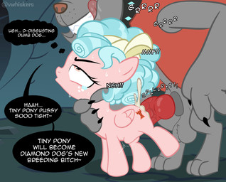 3_toes abdominal_bulge age_difference animal_genitalia animal_penis anthro anthro_on_feral balls bestiality bodily_fluids butt cartoon_freckles clothing collar cum cum_in_vagina cum_inside cutie_mark dialogue duo erection eyelashes feet female female_penetrated female_raped feral feral_penetrated forced freckled_face freckles fur genital_fluids genitals grey_balls grey_sheath hair interspecies knot knotted_penis long_eyelashes male male/female male_penetrating male_penetrating_female male_rape male_raping_female motion_lines nude older_anthro older_male on_model penetration penile penile_penetration penis penis_in_vagina profanity rape red_penis saliva sex sheath size_difference smile sweat text thought_bubble thoughts toes tongue vaginal vaginal_penetration vulva wings young young_female young_feral vwhiskers friendship_is_magic hasbro my_little_pony mythology cozy_glow_(mlp) rover_(mlp) canid canine canis diamond_dog_(mlp) domestic_dog equid equine horse mammal mythological_creature mythological_equine pegasus pony digital_media_(artwork) english_text