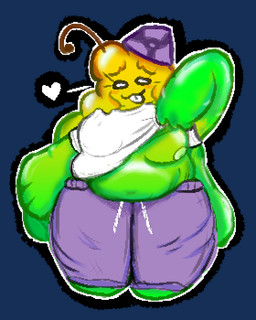 antennae_(anatomy) belly bottomwear breasts clothing female glistening glistening_body gloo_(absolutetart) goo_hair heart_symbol looking_at_viewer nipples pants pseudo_hair removing_shirt simple_background slightly_chubby smile smiling_at_viewer smirk smirking_at_viewer solo sweatpants tongue tongue_out transparent_background undressing undressing_self absolutetart gastropod goo_creature mollusk slug 4:5 alpha_channel