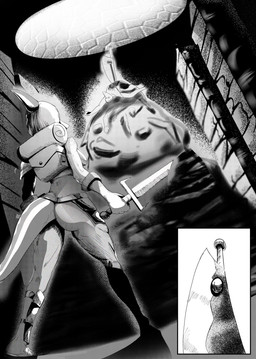 anthro backpack bone_frill breasts butt cosplay crossover_cosplay dagger duo female frill_(anatomy) long_tail melee_weapon snout sword tail thick_thighs weapon beltimerperbus cavemanon_studios fear_and_hunger goodbye_volcano_high ko_op_(game_developer) snoot_game miasma_(fear_and_hunger) naomi_(gvh) animate_inanimate dinosaur hadrosaurid living_melee_weapon living_sword living_weapon ornithischian ornithopod parasaurolophus prehistoric_species reptile scalie 2025 black_and_white crossover hi_res monochrome