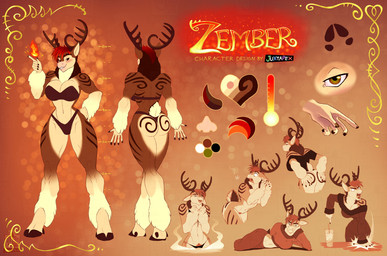abstract_background angry anthro antlers athletic athletic_female bikini bored bottomless bottomwear bubble_butt butt clothed clothing color_swatch cropped_sweater dress elemental_manipulation female fire fire_manipulation footprint frappuccino front_and_back hair holidays horn looking_pleasured lying on_side pants partially_submerged presenting presenting_hindquarters red_hair scared screaming shoulderless_dress snowflake solo striped_butt stripes sweater swimwear topwear two-piece_swimsuit underwear yoga_pants juxtapex christmas zember_(juxtapex) deer mammal new_world_deer reindeer expression_sheet hi_res model_sheet