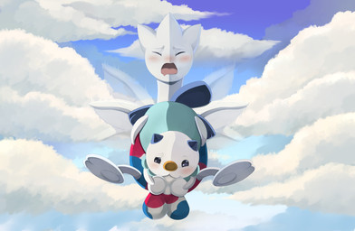 balls big_balls big_penis blue_balls blue_body blue_fur blue_tail blush bodily_fluids cloud cum cum_in_mouth cum_inside cum_on_balls cum_on_face cum_on_knot cum_on_penis cum_splatter cumshot duo ejaculation eyes_closed female female_penetrated feral flying forced forced_oral fur genital_fluids genitals grabbing_sides holding_knot holding_penis knot knot_grab legs_up looking_pleasured male male/female male_penetrating oral oral_penetration orgasm orgasm_face pawpads paws penetration penile penis raised_paw red_balls red_body screaming sex size_difference sky spread_legs spreading submissive submissive_male tail white_balls white_body white_pawpads white_penis white_wings wings ghoastiehead nintendo pokemon generation_2_pokemon generation_5_pokemon oshawott pokemon_(species) togetic absurd_res hi_res