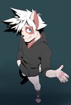 anthro black_clothing black_hoodie black_topwear briefs bulge clothing drawyourfursona hoodie hoodie/briefs_meme male solo standing topwear underwear white_clothing white_underwear itsdhani meme_clothing unknown_species absurd_res hi_res meme