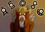 1_eye ambiguous_gender black_body feral fur group hair simple_background text linxie nintendo pokemon entei eye_creature generation_2_pokemon legendary_pokemon letter_creature pokemon_(species) unown_(pokemon) unown_a unown_b unown_o unown_s unown_u character_cipher unown_text