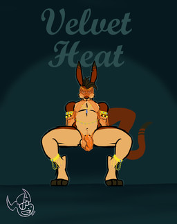 angry anthro balls clothing costume genitals gold_(metal) male muscular penis solo tail mr.brapion fanta aniki_geelong_(character) kangaroo macropod mammal marsupial hi_res sketch