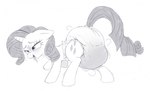 blush bodily_fluids breath clothed clothing curled_tail curly_hair cutie_mark diaper diaper_only diaper_puff drooling ears_down eyelashes feces female feral hair half-closed_eyes horn looking_pleasured narrowed_eyes open_mouth open_smile pivoted_ears pooping raised_arm raised_tail saliva saliva_on_tongue saliva_string smile soiled_diaper soiling soiling_diaper solo tail tongue tongue_out topless unclean_diaper used_diaper wearing_diaper messyszop friendship_is_magic hasbro my_little_pony mythology rarity_(mlp) equid equine mammal mythological_creature mythological_equine unicorn hi_res