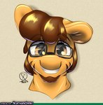 cutie_mark eyewear glasses inflatable male pool_toy smile solo northernsprint hasbro my_little_pony einsman fan_character animate_inanimate earth_pony equid equine horse living_inflatable mammal pony hi_res