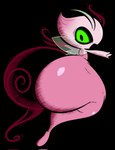 1_eye ambiguous_gender anthro big_butt black_sclera butt green_eyes huge_butt huge_hips huge_thighs hyper hyper_butt hyper_hips hyper_thighs nude one_arm one_leg open_mouth pink_body pupils solo thick_thighs wide_hips wings ekkokenight lost_silver nintendo pokemon celebi generation_2_pokemon legendary_pokemon pokemon_(species) shiny_pokemon hi_res