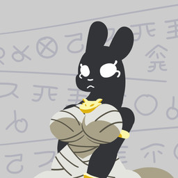 3_fingers anthro big_breasts black_body bouncing_breasts breast_expansion breasts clothing expansion female fingers hieroglyphics mummy_wrappings nipples shocked solo wardrobe_malfunction iloveslutyshortstax rain_world videocult watcher_(rain_world) echo_(rain_world) slugcat 1:1 adobe_animate_(artwork) animated digital_media_(artwork) hi_res