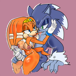areola bodily_fluids breasts cum cum_on_penis duo ejaculation female fur genital_fluids genitals half-closed_eyes handjob looking_at_another male male/female narrowed_eyes nipples orange_body orange_fur penile penis saliva sex tail nicole_chees sega sonic_adventure sonic_the_hedgehog_(series) sonic_unleashed sonic_the_hedgehog sonic_the_werehog tikal_the_echidna echidna humanoid mammal monotreme absurd_res hi_res