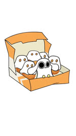 9:16 animated anthro boo_(disambiguation) box canid canine canis chicken_meat chicken_nugget chikn_nuggit chikn_nuggit_(chikn_nuggit) clothing container costume digital_media_(artwork) english_text food ghost ghost_costume halloween halloween_costume high_framerate holidays kyrakupetsky male mammal meat official_art open_mouth short_playtime simple_background solo sound spirit text voice_acted webm white_background white_ears yellow_arms