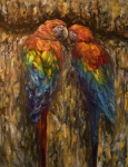 acrylic ambiguous_gender avian back_turned beak bird blue_feathers brown_background colorful duo eyes_closed feathers feral impressionism looking_at_viewer looking_back macaw mienarano_(nico_3077272) multi-colored_body parrot plain_background rainbow_feathers scarlet_macaw traditional_media
Rating: Safe
Score: 2
User: titaniachkt
Date: February 22, 2013