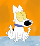 feral genitals male penis solo text kippykat nickelodeon rocko's_modern_life spunky_(rocko's_modern_life) canid canine canis domestic_dog mammal english_text hi_res