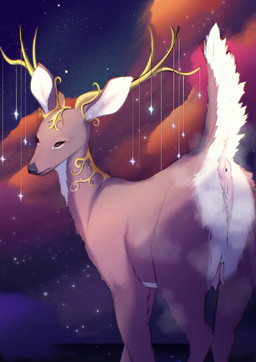 anatomically_correct animal_genitalia animal_vulva anus bodily_fluids brown_body brown_fur butt cervine_anus cervine_genitalia cervine_vulva ear_tuft female feral fur genital_fluids genitals gold_(metal) gold_jewelry jewelry looking_at_viewer multicolored_body multicolored_fur musk musky_butt musky_vulva nebula pink_anus presenting quadruped solo space star tail teats tuft two_tone_body two_tone_fur vaginal_fluids vulva white_body white_fur barn-owl_(artist) deer mammal absurd_res chromatic_aberration digital_media_(artwork) hi_res trans_(lore) trans_man_(lore)