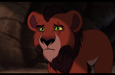adolescent angry bared_teeth brown_body brown_fur canonical_scene cave cheek_tuft clenched_teeth eye_scar facial_scar facial_tuft feral fur glowing glowing_eyes green_eyes grin male mane scar screenshot_redraw short_mane smile solo teeth tuft young young_feral miuyki disney mufasa:_the_lion_king the_lion_king scar_(the_lion_king) felid feline lion mammal pantherine 2d_animation animated frame_by_frame high_framerate low_res redraw shaded