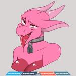 ahegao anthro big_breasts blush bodily_fluids breasts collar drooling eye_roll female horn lock looking_pleasured non-mammal_breasts nude open_mouth padlocked_collar pink_body pink_scales red_body red_scales saliva scales smile solo submissive submissive_anthro submissive_female tears tears_of_pleasure teeth tongue tongue_out krystune european_mythology mythology rose_(natsunomeryu) dragon mythological_creature mythological_scalie scalie western_dragon 1:1 digital_media_(artwork)