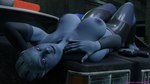 16:9 3d_(artwork) 4k absurd_res alien alien_humanoid areola arti202 asari big_breasts bioware blue_body breasts clothed clothing digital_media_(artwork) electronic_arts female freckles hi_res humanoid liara_t'soni lips looking_at_viewer lying mass_effect nipples on_back presenting presenting_breasts pseudo_hair scales solo tentacle_hair tentacles text topless url widescreen
