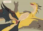 claws clitoral clitoris cunnilingus duo female feral feral_on_feral genitals male male/female nude oral paws pussy sex tail tongue vaginal wings flamespitter european_mythology mythology fortune_(flamespitter) garlic_(character) dragon mythological_creature mythological_scalie scalie western_dragon wyvern 2019