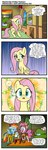 cutie_mark dialogue feathered_wings feathers female feral four_frame_image four_frame_sequence greeting holidays text wings yellow_body yellow_feathers yellow_wings pencils_(artist) friendship_is_magic halloween hasbro kill_bill my_little_pony mythology fluttershy_(mlp) equid equine mammal mythological_creature mythological_equine pegasus comic english_text hi_res