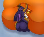 abdominal_bulge anthro balls belly belly_squish big_balls big_belly big_penis blush bodily_fluids claws cum cum_ballooning cum_from_ass cum_from_mouth cum_in_ass cum_in_mouth cum_inflation cum_inside duo excessive_cum excessive_genital_fluids extreme_penetration eyes_closed genital_fluids genitals holding_belly horn huge_balls huge_belly huge_penis hyper hyper_balls hyper_belly hyper_genitalia hyper_inflation hyper_penis inflation knot living_condom male male/male multi_genitalia multi_penis orange_body penetration penile penile_penetration penis purple_body ridiculous_fit scales size_difference squish tail toe_claws wings yellow_body yellow_scales sudsypup mythology jamison_(tragodile) kai_(dracoboiseth) amphibian dragon frog mythological_creature mythological_scalie scalie 2022 absurd_res digital_drawing_(artwork) digital_media_(artwork) hi_res