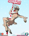 anthro antlers breasts dancing genitals glowing gynomorph hooves horn intersex jewelry nipples north_pole nude penis piercing pole pole_dancing pose scenery snow snowing solo nicnak044 rudolph_the_red-nosed_reindeer deer mammal new_world_deer reindeer 2024 pinup