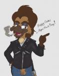 anthro balls beak brown_body brown_fur clothed clothing foreskin fur genitals male penis simple_background smile smoking solo tongue itoruna itoruna_the_platypus mammal monotreme platypus 2019 digital_media_(artwork) hi_res