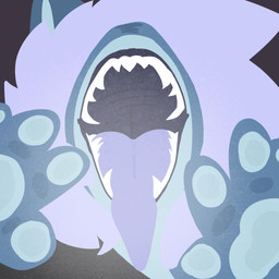 ambiguous_gender anthro breathing breathing_on_another clothed clothing detailed_mouth fluffy fluffy_hair gaping_mouth hair hot_breath mouth_shot off_shoulder open_mouth palate_ridges paws purple_tongue sharp_teeth solo teeth tongue tongue_out sushipaw sushi_(sushipaw) aquatic fish requiem_shark shark tiger_shark 1:1 hi_res lineless