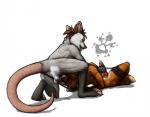 anthro anus balls barefoot bdsm blue_eyes bondage bound canine cum cum_on_arm cum_on_chest cum_on_hand cum_on_leg cum_on_penis cum_on_shoulder duo erection fellatio forced forced_orgasm fox foxedrot fully_bound gay handjob knot lying male mammal marsupial muzzle_(object) nude on_back opossum oral oral_rape oral_sex penis plain_background sex shadow spreader_bar thigh_cuffs throat_swabbing traditional_media white_background
Rating: Explicit
Score: 9
User: FatherOfGray
Date: February 01, 2014