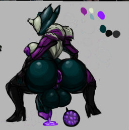 anus bodily_fluids breasts colored_cum cum fertility_analysis genital_fluids herm intersex puffy_anus solo sperm_cell spread_legs spreading unusual_bodily_fluids unusual_cum unusual_genital_fluids darkgalgani digital_extremes tencent warframe saryn_(warframe) humanoid warframe_(species) digital_media_(artwork) digital_painting_(artwork) painting_(artwork) herm_(lore)