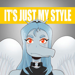 anthro collar feathered_wings feathers female looking_at_viewer pupils red_pupils shitpost slit_pupils solo spiked_hairband wings unknown_artist goodbye_volcano_high ko_op_(game_developer) fang_(gvh) prehistoric_species pterosaur reptile scalie 1:1 digital_media_(artwork) hi_res meme nonbinary_(lore)