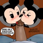 1:1 anthro bisexual bodily_fluids both_sexes_in_same_situation collaborative collaborative_fellatio collaborative_sex dialogue disney disney_parks drooling english_text fellatio female first_person_view genitals group group_sex hi_res inprogress interspecies male male/female male/male mammal mickey_mouse minnie_mouse mmf mmf_threesome mouse murid murine oral penile penis profanity questionable_consent rodent saliva sex text third_wheel_drive threesome tongue trio