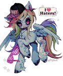 2010s_theme arm_tattoo baseball_cap blue_body blue_fur cheek_piercing clothing cross cross_necklace cutie_mark ear_piercing eyebrows eyewear facial_piercing feathered_wings feathers female feral fetlocks fur glasses hair hat headgear headwear heart_symbol holding_eyewear holding_glasses holding_object hooves jewelry long_hair multicolored_hair multicolored_tail necklace obey piercing pink_eyes rainbow_hair rainbow_tail raised_eyebrow religious_neckwear shutter_shades simple_background solo star star_tattoo swag swag_era_(fashion) tail tattoo text white_background wings p0nyplanet friendship_is_magic hasbro my_little_pony mythology rainbow_dash_(mlp) equid equine mammal mythological_creature mythological_equine pegasus digital_media_(artwork) digital_painting_(artwork) english_text hi_res painting_(artwork)