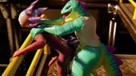 anal anthro duo from_behind_position holding_shoulder male male/male sex skinny_male tail tongue tongue_out strikefrommidnight epic_games fortnite axo_(fortnite) lizzik_(fortnite) amphibian axolotl lizard marine mole_salamander reptile salamander scalie absurd_res hi_res huge_filesize