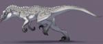 ambiguous_gender claws digitigrade feet feral open_mouth red_eyes simple_background solo tail teeth toe_claws tongue tongue_out xenoforge jurassic_park jurassic_world universal_studios dinosaur indominus_rex prehistoric_species reptile scalie theropod 2014 7:3 hi_res