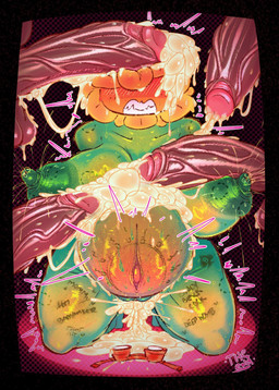areola belly belly_expansion big_areola big_breasts bite_mark blush bodily_fluids body_writing breasts cum cum_in_vagina cum_inflation cum_inside expansion eyelashes eyewear female flower freckled_face freckles genital_fluids genitals goggles group impregnation inflation lactating long_eyelashes male male/female navel nipple_dip outie_navel ovum plant solo_focus spade_tattoo ventral_groove funnyalex electronic_arts plants_vs._zombies plants_vs._zombies_heroes popcap_games solar_flare_(pvz) elemental_creature elemental_humanoid flora_fauna flower_creature humanoid plant_humanoid sunflower_(pvz) 2026 digital_drawing_(artwork) digital_media_(artwork) hi_res
