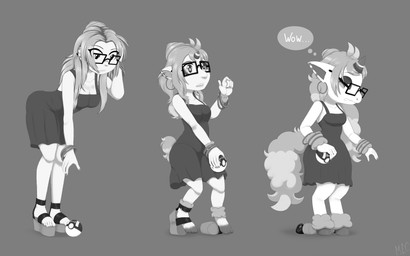 anthro base_one_layout basic_sequence breasts clothing dress eyewear female glasses growth hooves human_to_anthro linear_sequence one_row_layout pokeball shrinking size_transformation solo species_transformation standing surprised tail tail_growth three_frame_image three_frame_sequence transformation transformation_sequence mentalcrash nintendo pokemon galarian_form galarian_ponyta generation_8_pokemon human mammal pokemon_(species) regional_form_(pokemon) 16:10 2020 absurd_res hi_res monochrome sequence widescreen