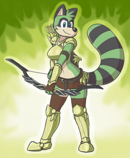 4_fingers alternate_color armor armwear big_tail black_nose blue_eyes bow_(weapon) breasts cheek_tuft clothed clothing female front_view full-length_portrait fully_clothed fur green_fur hi_res holding_object legwear long_tail looking_at_viewer mammal mask_(marking) maypul maypul_syrup midriff navel portrait procyonid raccoon ranged_weapon rivals_of_aether skirt smile solo tan_fur three_tone_fur tuft video_games weapon
Rating: Safe
Score: 4
User: AbiCordo
Date: July 14, 2018 4_fingers alternate_color armor armwear big_tail black_nose blue_eyes bow_(weapon) breasts cheek_tuft clothed clothing female front_view full-length_portrait fully_clothed fur green_fur hi_res holding_object legwear long_tail looking_at_viewer mammal mask_(marking) maypul maypul_syrup midriff navel portrait procyonid raccoon ranged_weapon rivals_of_aether skirt smile solo tan_fur three_tone_fur tuft video_games weapon
Rating: Safe
Score: 4
User: AbiCordo
Date: July 14, 2018