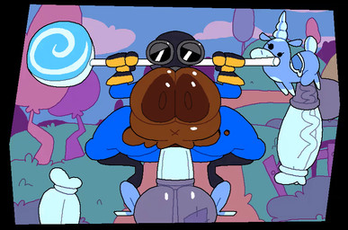 animal_genitalia animal_penis balls belly big_balls big_belly big_breasts big_penis bodily_fluids bouncing_belly bouncing_breasts breasts brown_body brown_nipples brown_skin candy clothing critical_hit cum cum_in_vagina cum_inflation cum_inside dessert equine_genitalia equine_penis female feral food fur gas_mask genital_fluids genitals group holding_object holding_weapon huge_balls huge_belly huge_breasts huge_penis human_focus hyper hyper_balls hyper_belly hyper_breasts hyper_genitalia hyper_penis inflation lollipop male male/female mask navel nipples outside overweight overweight_female penetration penile penile_penetration penis penis_in_vagina pink_body pink_fur pyroland sex size_difference throbbing throbbing_penis torn_clothing vaginal vaginal_penetration vein veiny_penis weapon x_navel superiorfox team_fortress_2 valve valve_corporation balloonicorn_(tf2) pyro_(team_fortress_2) balloonicorn equid equine human mammal 2025 2d_animation animated digital_media_(artwork) loop