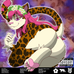 5_fingers 5_toes ambiguous_gender anthro butt feet fingers fur hair male markings pawpads pink_hair pose presenting presenting_hindquarters purple_eyes raised_tail solo spots spotted_body spotted_fur tail text toes visible_anus strawberrycat24 e621 russelbuck_(copyright) strawberry_(strawberrycat24) felid feline mammal 1:1 english_text hi_res