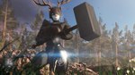 antlers armor chainmail cliff female forest hammer horn larger_female mail maul plant rock size_difference solo tools tree warrior weapon ludexus icarus_berrys_(ludexus) cervine deer mammal 16:9 3d_(artwork) 4k absurd_res digital_media_(artwork) hi_res widescreen