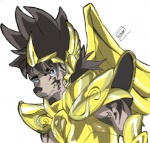 anthro armor cloth_(saint_seiya) headgear helmet male solo wings voshiket voshiket_(artist) saint_seiya toei_animation canid canine canis mammal wolf signature