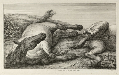 animal_genitalia corpse death duo eye_roll feral fur genitals hooves male nude outside plant sheath sky spread_legs spreading tail jan_van_huchtenburg public_domain equid equine horse mammal absurd_res ancient_art hi_res